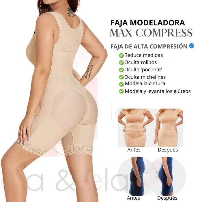 Faja Modeladora de Alta Compresión MaxCompress® + COMPRA 1 LLEVA 2