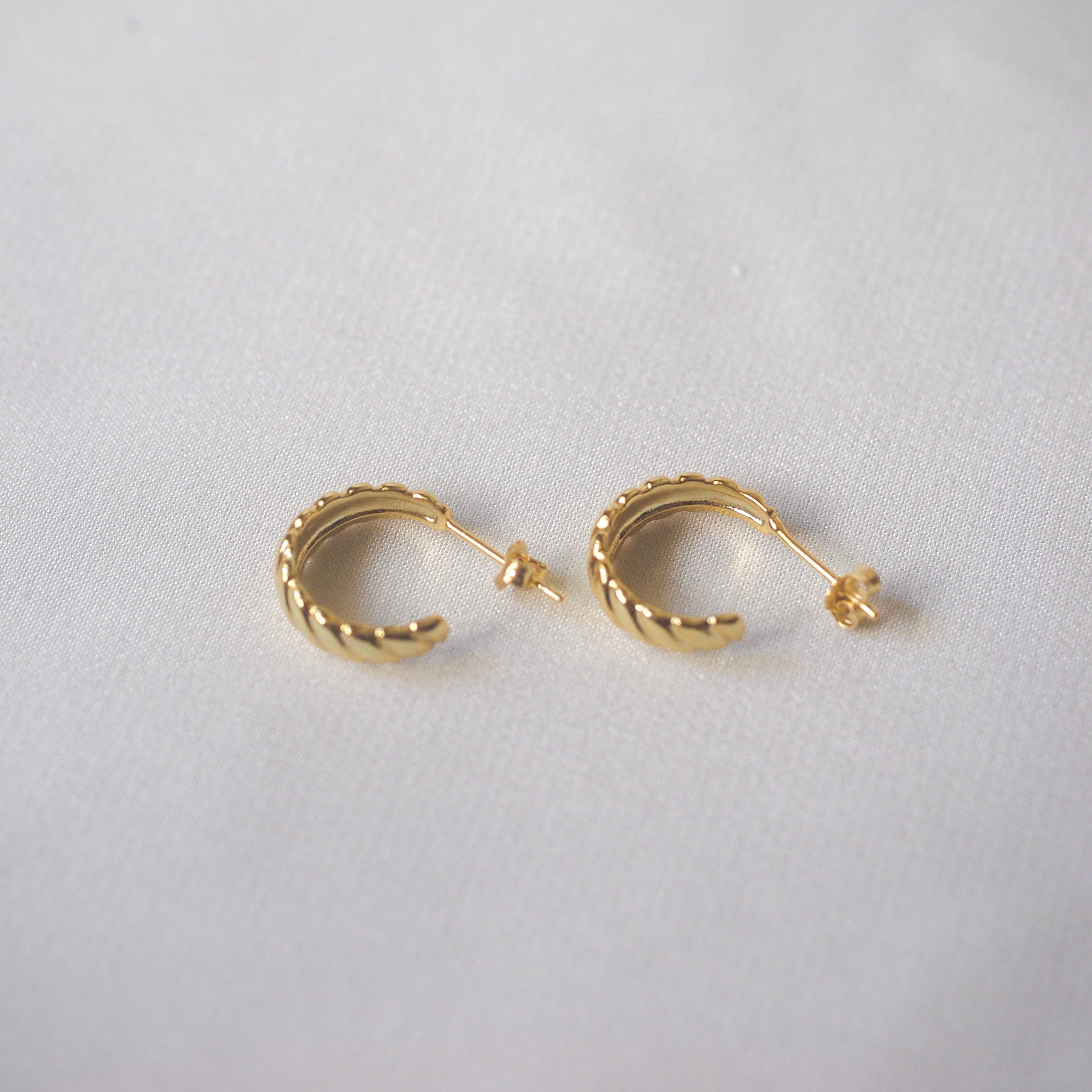 Bella Twisted Hoop Earrings